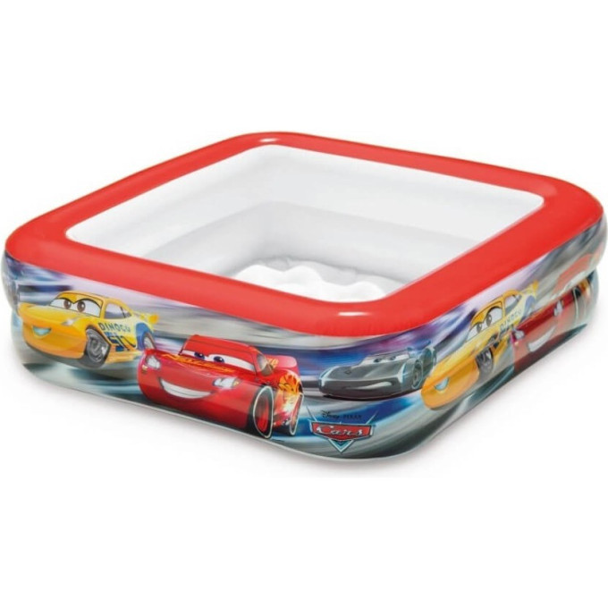 Бассейн надувной INTEX «Тачки» 57101, 85×85×23 см, 1–3 года